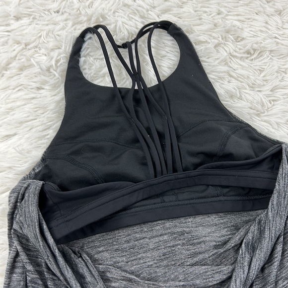 Lululemon Raise The Barre Tank Heathered Black - Picture 4 of 6